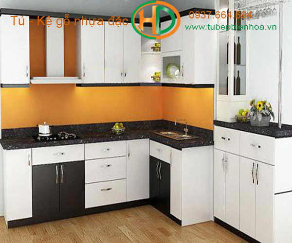 tủ bếp nhựa đẹp cao cấp picomat